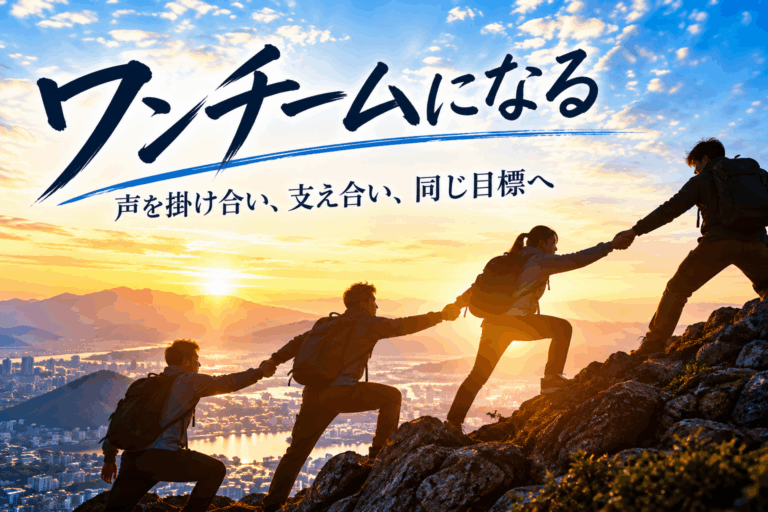 社長挨拶『ワンチームになる』